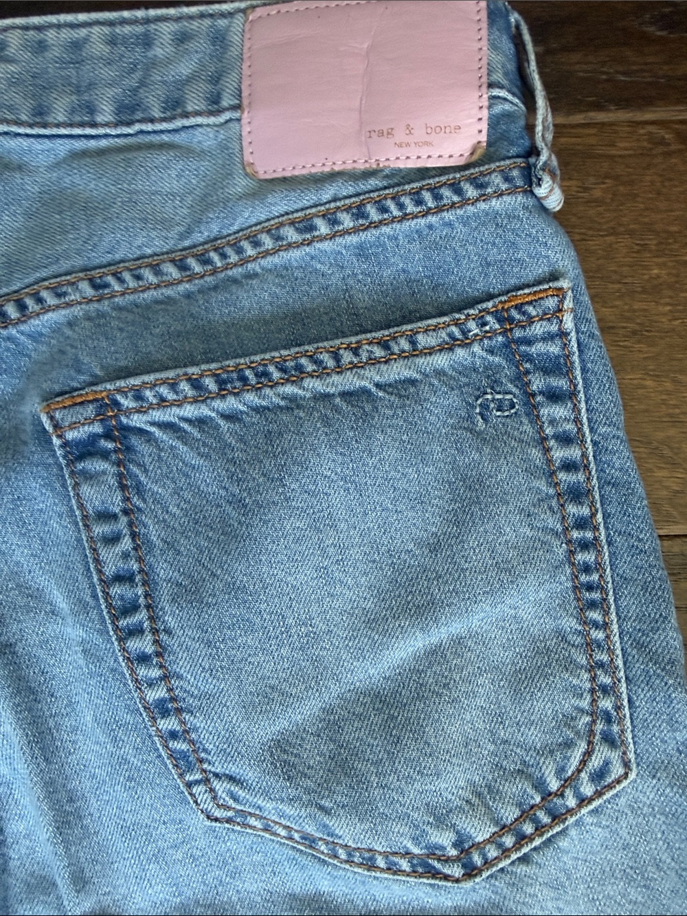 Rag & Bone Logan wide leg mid rise jean size 24 in color Audrey - Picture 8 of 10